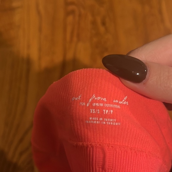 Urban Outfitters Woman’s Neon Orange Sports Bra Size XS/S - Picture 5 of 5